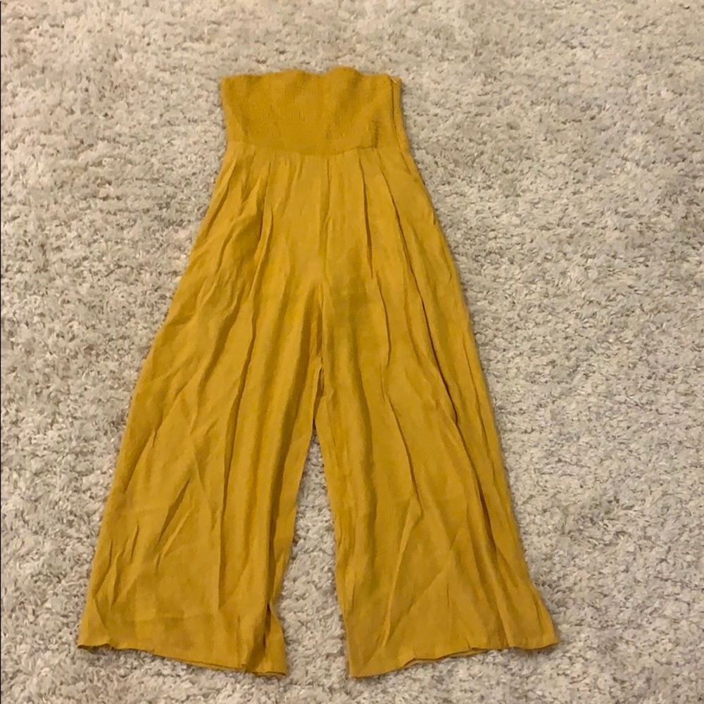Listicle Strapless Jumpsuit